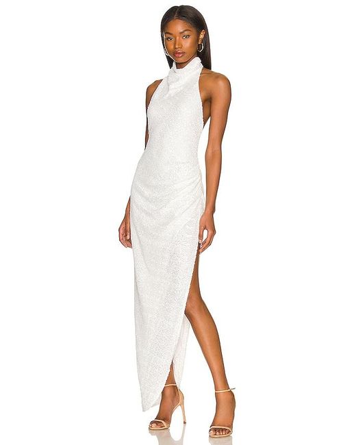 Amanda Uprichard White X Revolve Samba Gown
