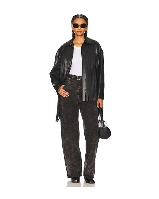 Khrisjoy Black Elio Dyed Wide Leg Jeans
