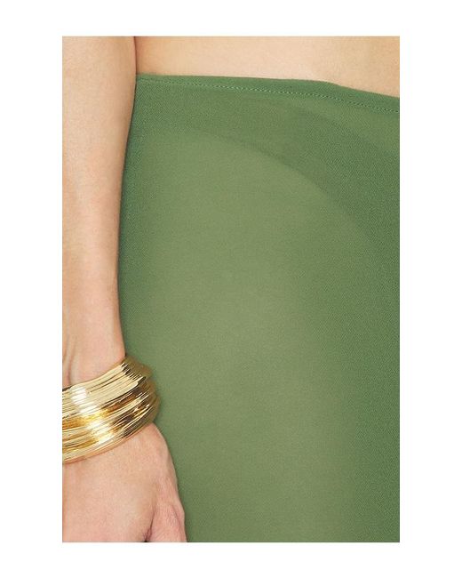 Camila Coelho Green Carlisle Maxi Skirt