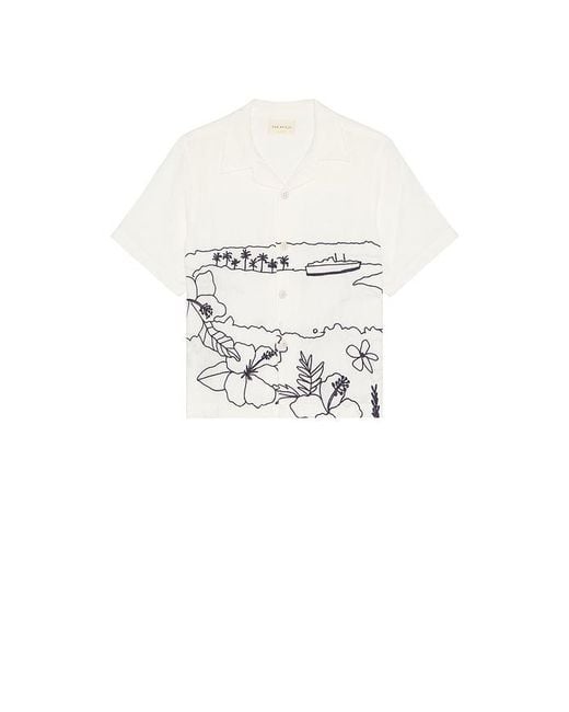 Far Afield White Veloso Shirt for men