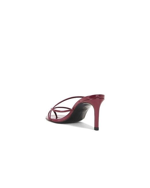 Black Suede Studio White Carla 65 Mule