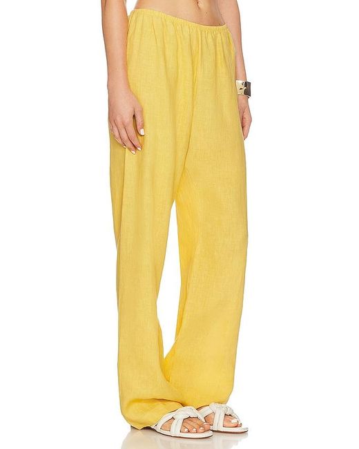DONNI. Yellow Simple Pant