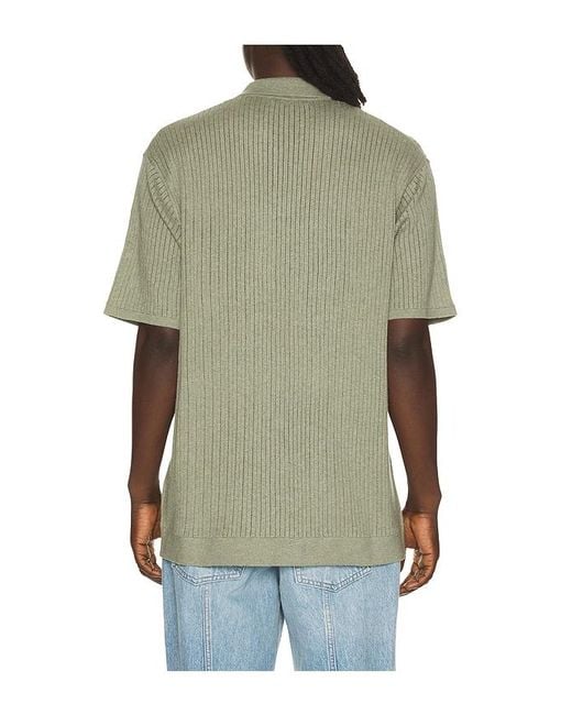 Marine Layer Green Liam Sweater Polo for men