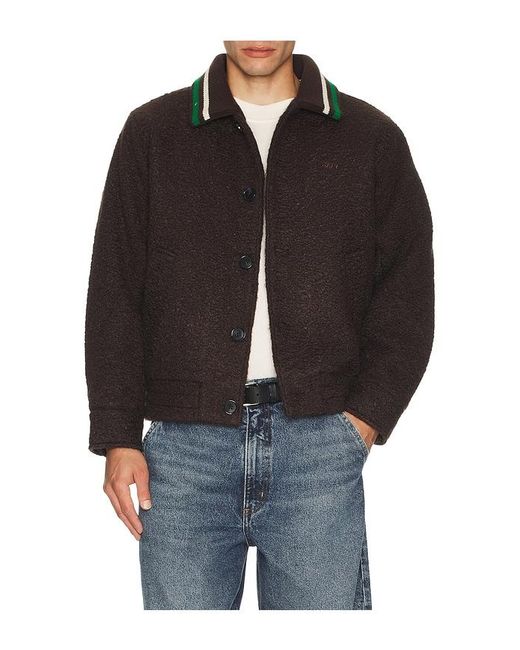 Obey Black Arden Blouson Jacket for men