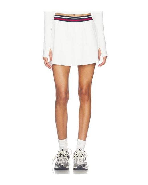Splits59 White Kaia Active Rib Skort