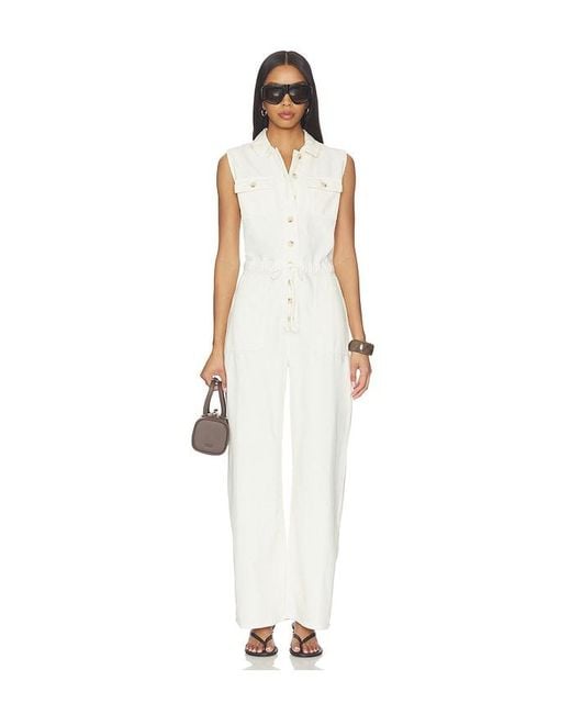 PAIGE White Hayden Jumpsuit