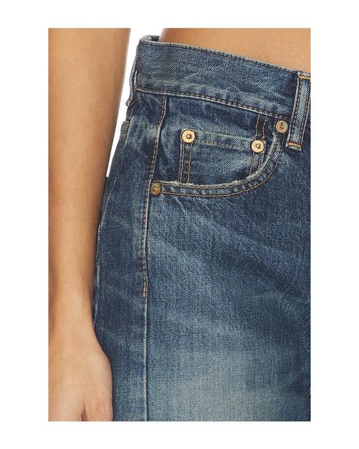 Moussy Blue Harlem Side Line Cocoon Jeans