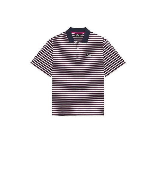 by Parra Red Flag Striper Polo Shirt for men