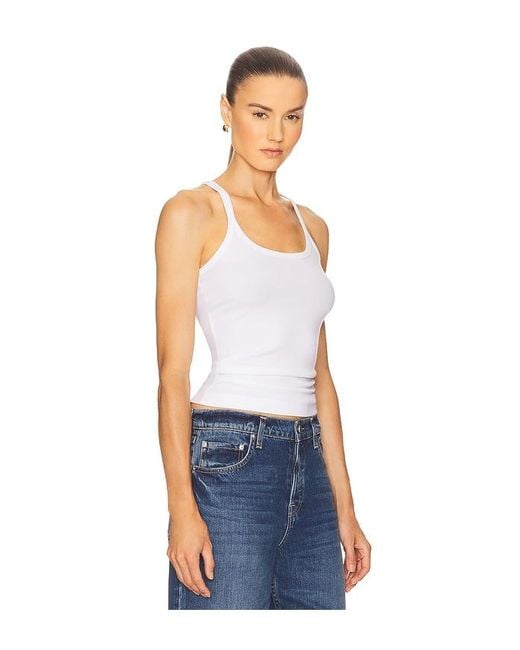 GRLFRND Blue Slim Racer Tank