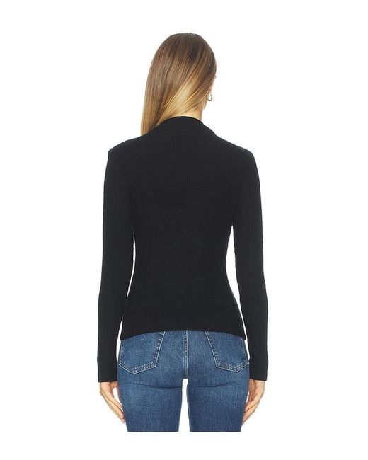 Nation Los Angeles Black Neda Pleated Top