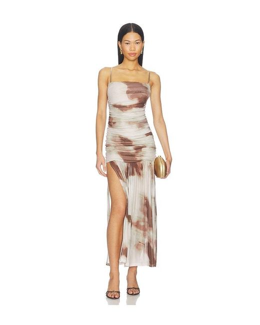 Madison The Label Natural Itana Maxi Dress