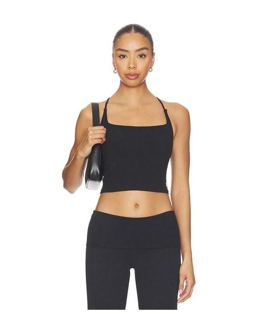vuori Blue All The Feels Strappy Back Tank