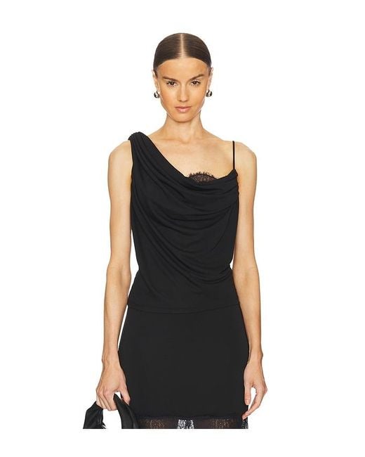 L'academie Black Belmore Top