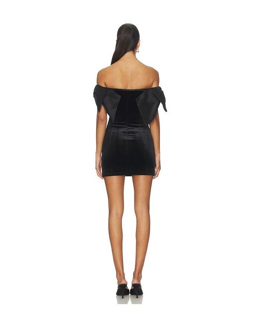 MORE TO COME Black Skylar Mini Dress