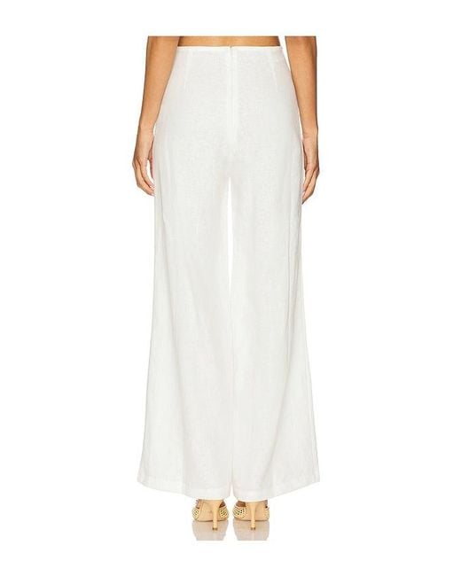 Faithfull The Brand White Syna Pant