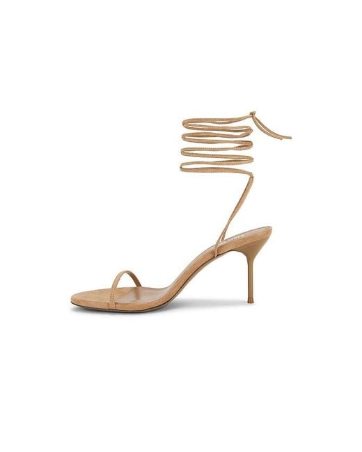 Paris Texas White Lidia Lace Up Sandal 70