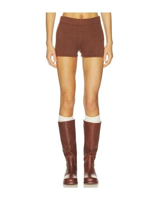 ALL THE WAYS Brown Belle Short Set