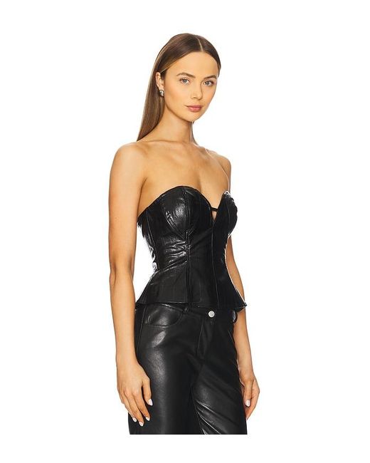 AFRM Black The Mermaid Corset