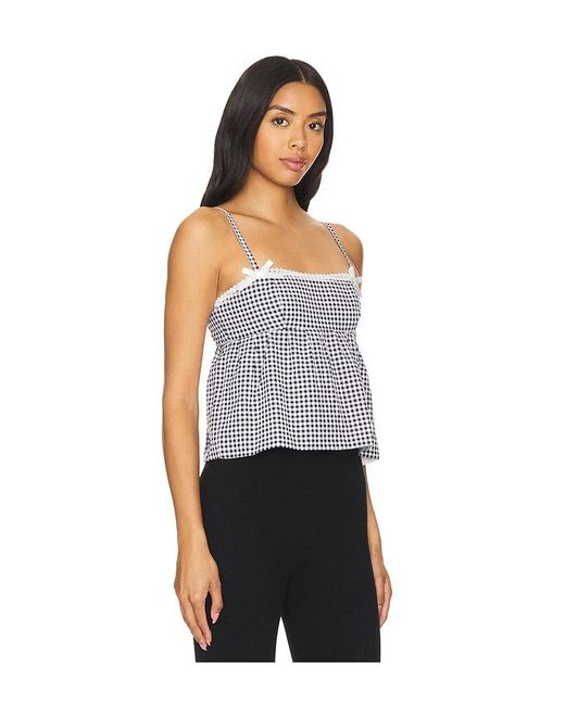 MORE TO COME Black Lisa Babydoll Top