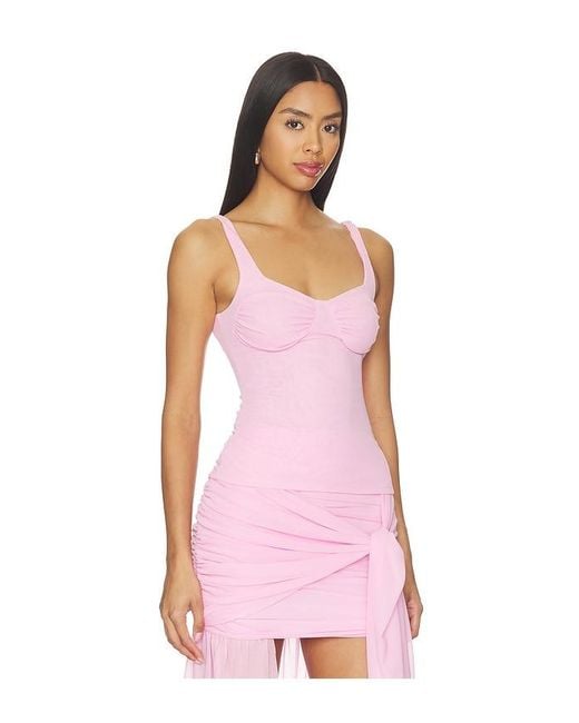Lovers + Friends Pink Bea Top
