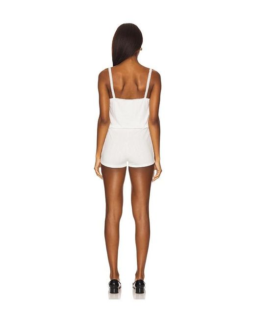 Lioness White Poolside Romper