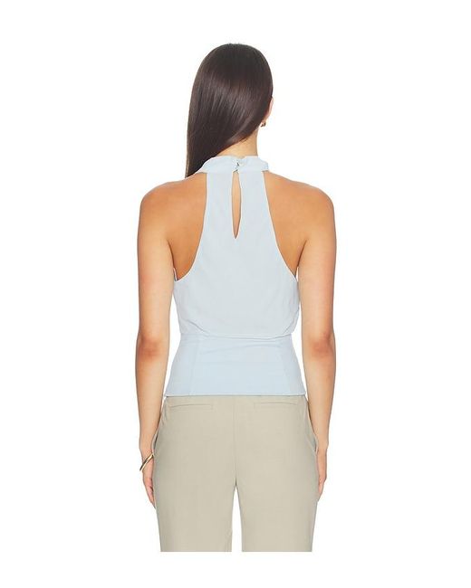 SOVERE Blue Ada Halter Top