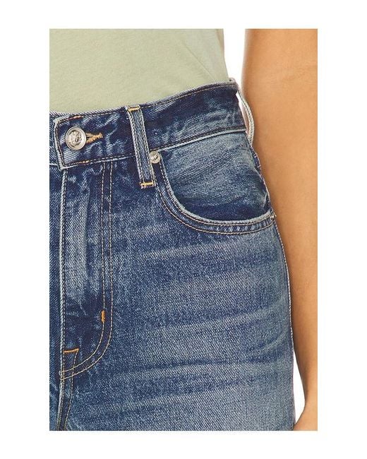 SLVRLAKE Denim Blue Grace Wide Leg Jeans