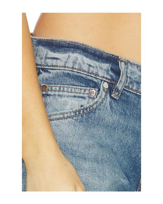EB DENIM Blue Low Rise Baggy Jeans