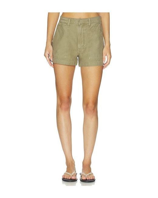 Citizens of Humanity Green Marcella Utility Shorts