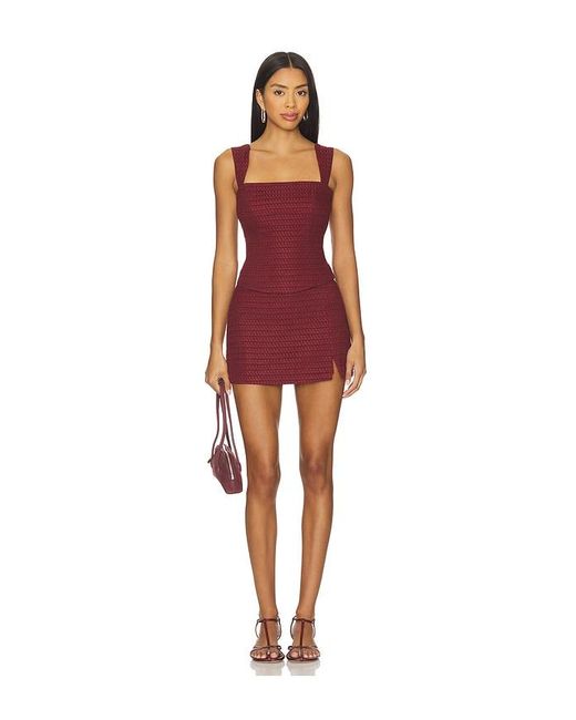 Amanda Uprichard Red Dale Skort