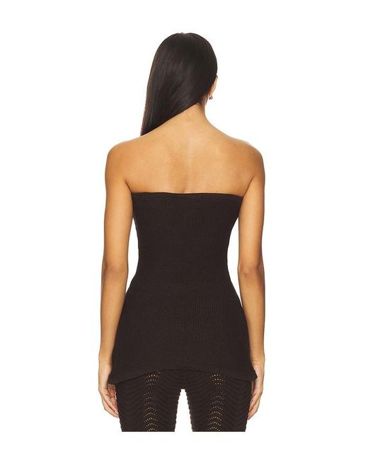 Cin Cin Black X Revolve Lotus Knit Top