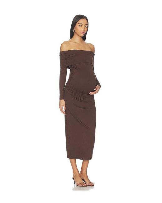 BUMPSUIT Brown The Alison Dress