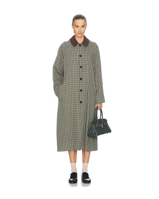 Helsa White Novelty Trench