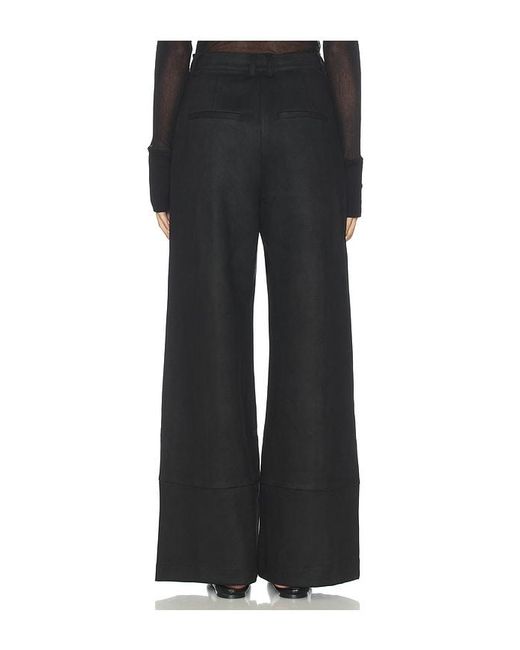 Bardot Black Marlowe Faux Suede Pant