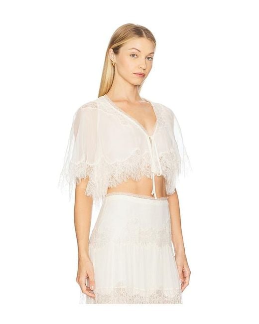 LoveShackFancy White Thessia Top
