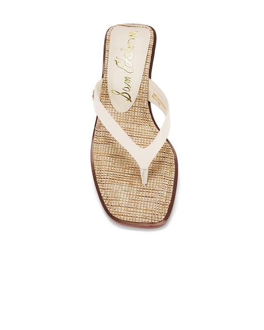Sam Edelman White Dollie Sandal