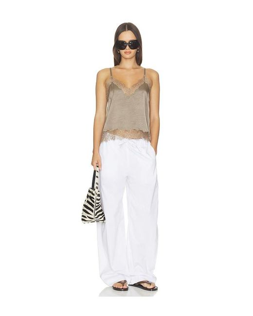 Citizens of Humanity Natural Lace Trimmed Cami Top