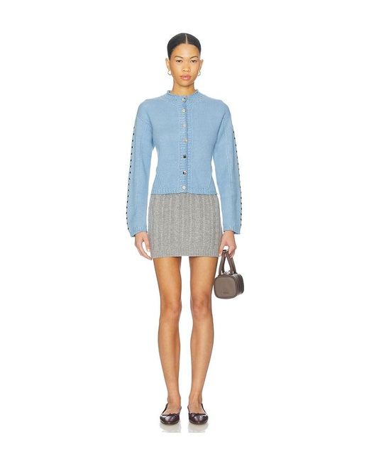 Never Fully Dressed Blue Studded Cardigan