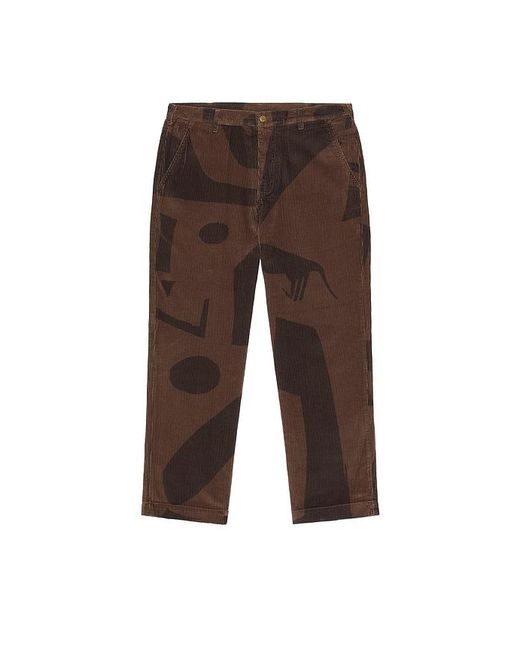 by Parra Brown Detached Pants for men
