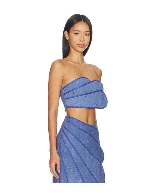 AZULU Blue Sango Top