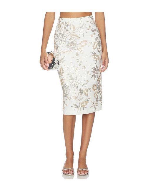 Prabal Gurung White Pencil Skirt