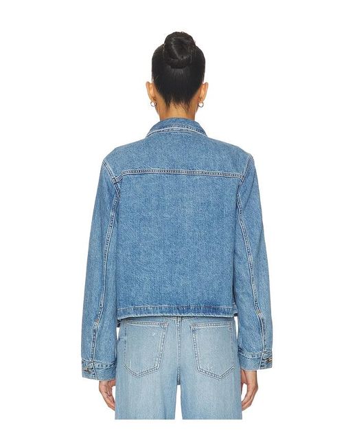 Madewell Blue Chore Cropped Denim Jacket