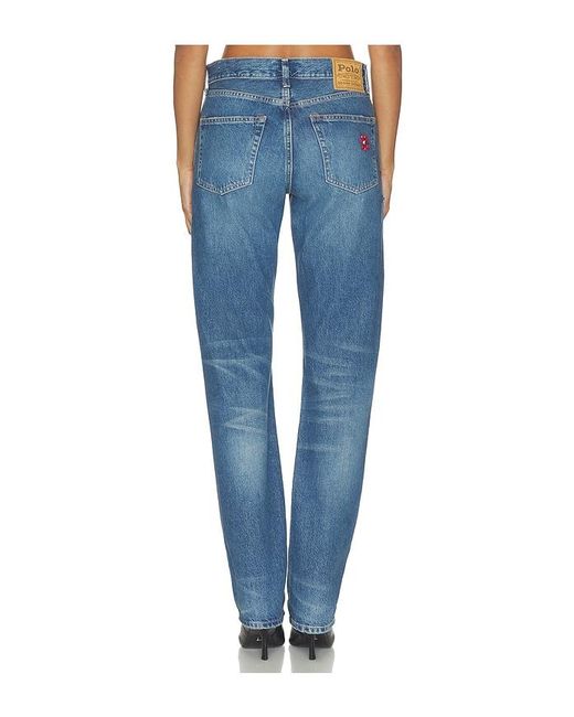 Polo Ralph Lauren Blue Rigid Denim Standard Straight Jeans