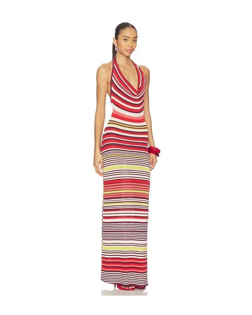 SOVERE Red Pandora Knit Dress