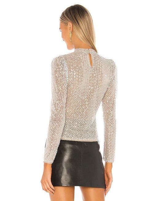 Camila Coelho Metallic Nita Top