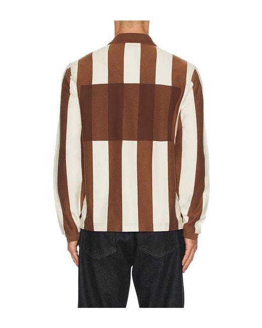 Fred Perry Blue X Craig Heavy Weight Long Sleeve Polo Shirt for men