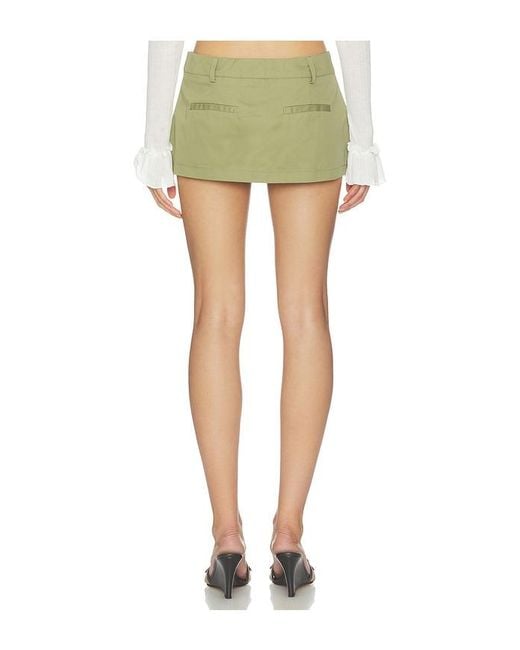 Lioness Green Rhode Mini Skirt