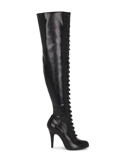 Jeffrey Campbell Black Headline Boots