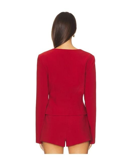 MAJORELLE Red Lori Jacket