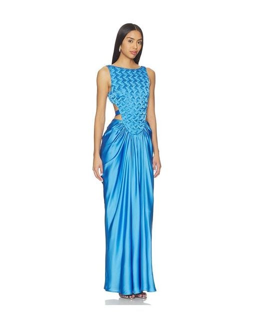 Et Ochs Blue Magdalen Gown